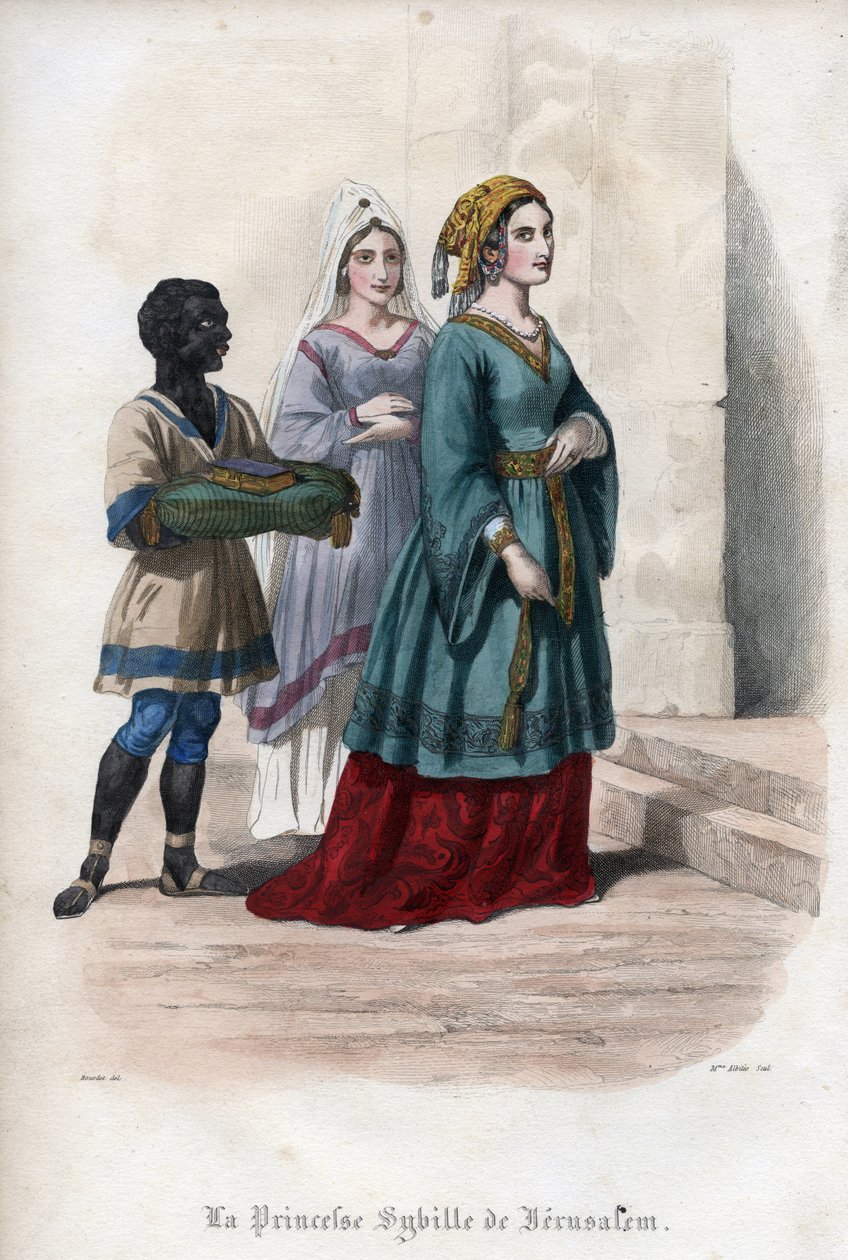 Portrait of Sibylla of Jerusalem (Jerusalem Sibylle) (c