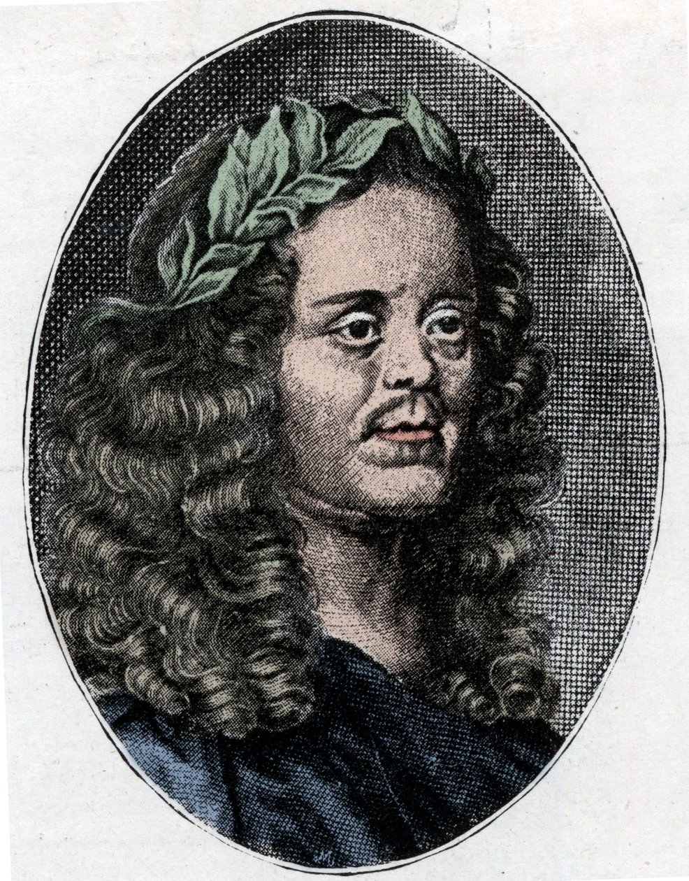 Portrait of Sir William Davenant (1606-1668), English poet and playwright (engraving) by Unknown artist