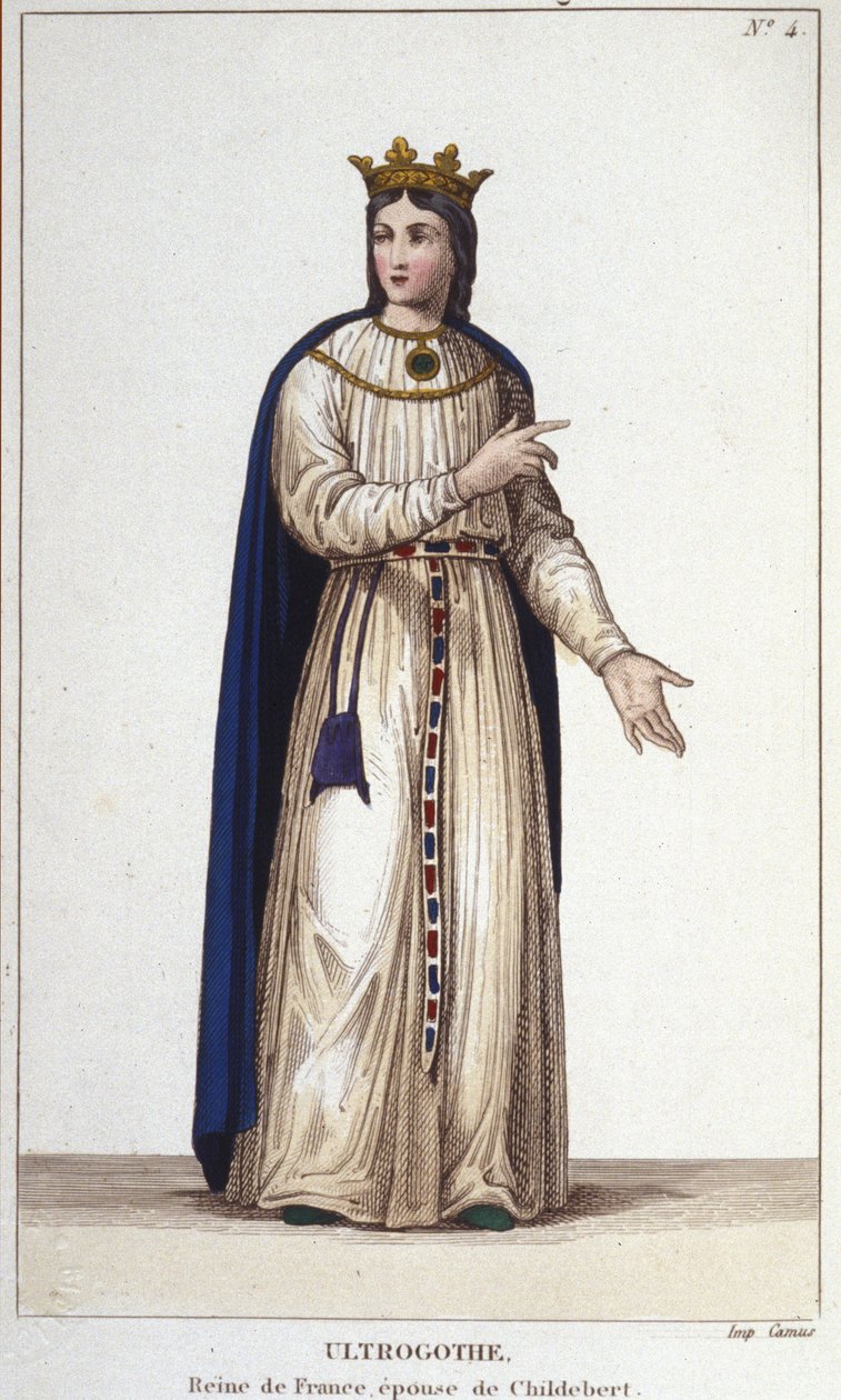 Portrait of Ultrogothe, Queen of France and Wife of Childebert I by Unknown artist