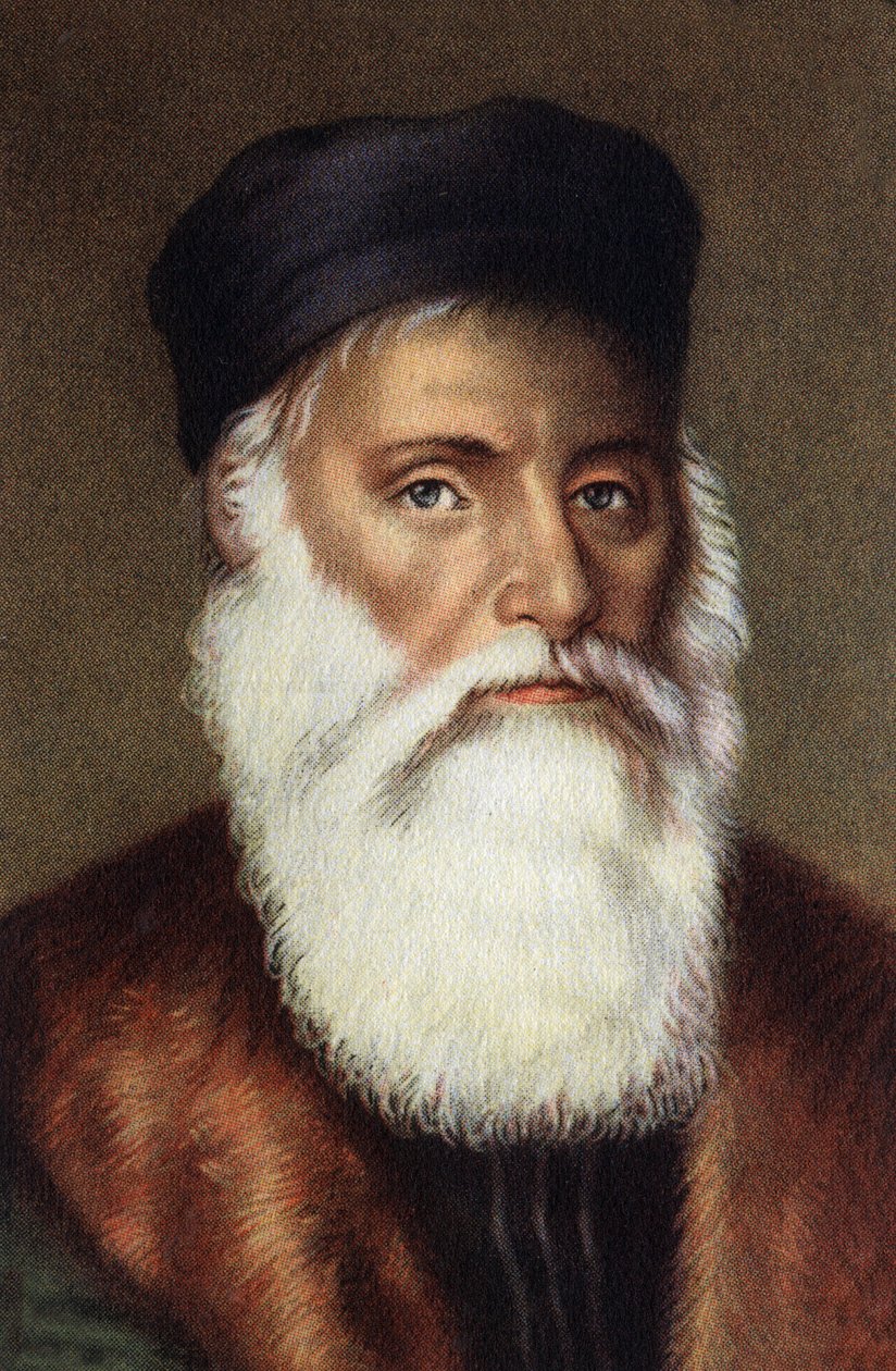 Portrait of Vasco de Gama, Portuguese Navigator by Unknown Artist