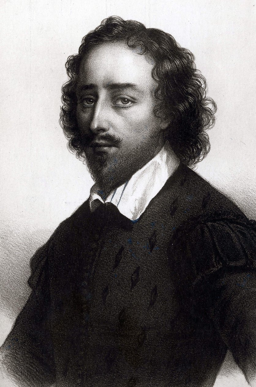Portrait of William Shakespeare. English Drama Poet (1564 to 1616) by Unknown artist