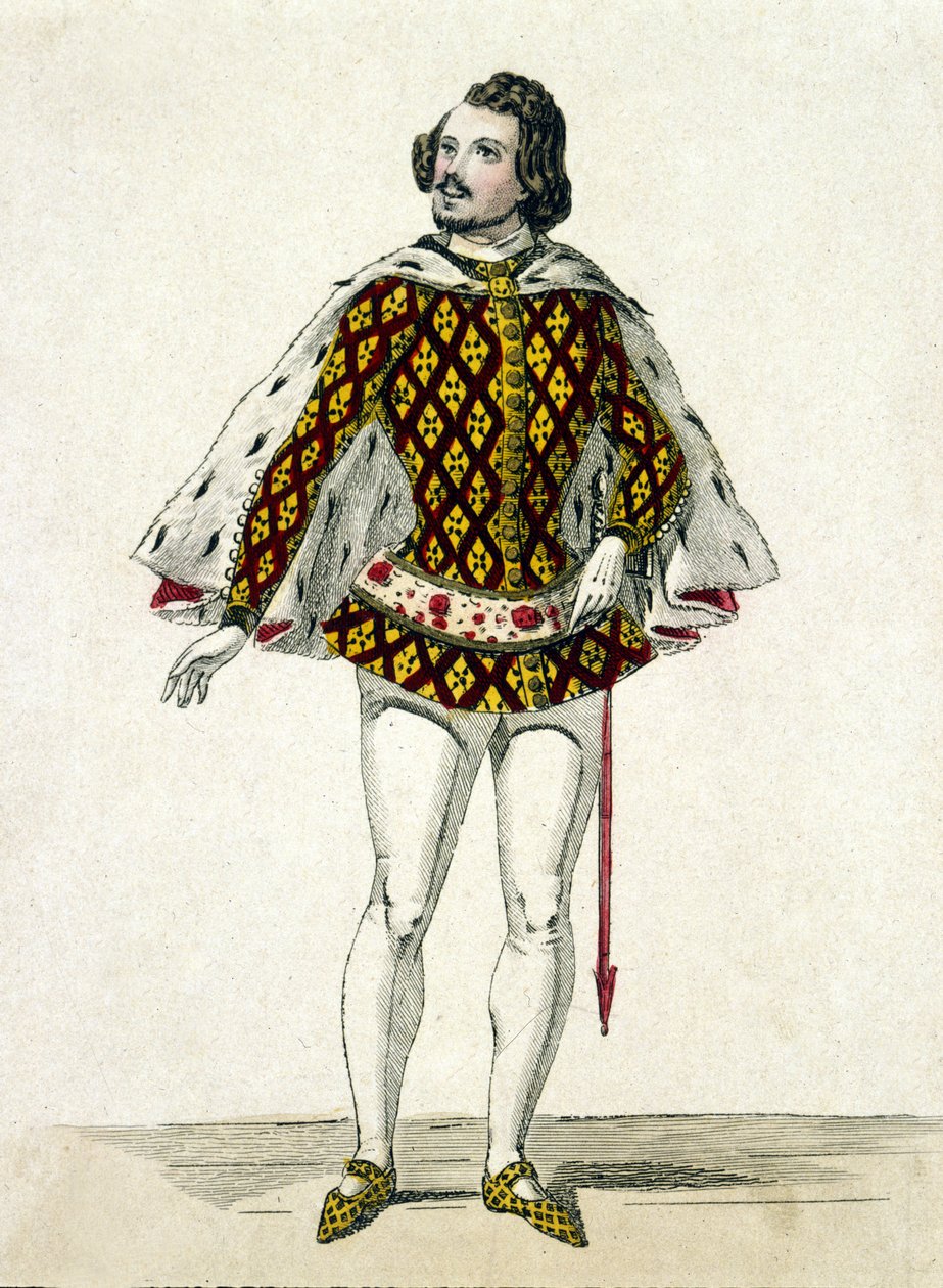 Portrait of the French tenor Gilbert-Louis Duprez (1806 - 1896) in the role of Fernando, in the third act of La Favorite by Donizetti in Paris. 1838 by Unknown artist