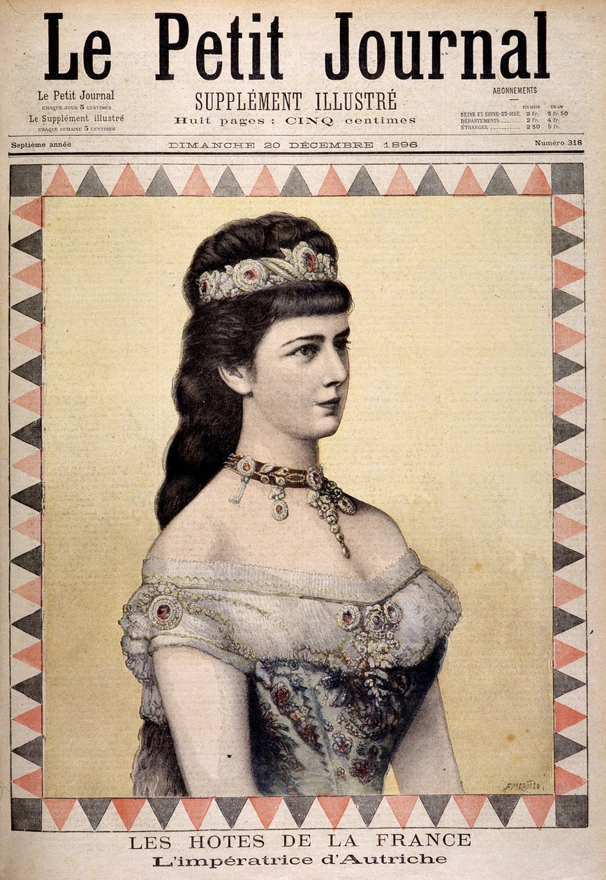 Portrait of the Empress Elizabeth of Austria (Sissi) by Unknown artist
