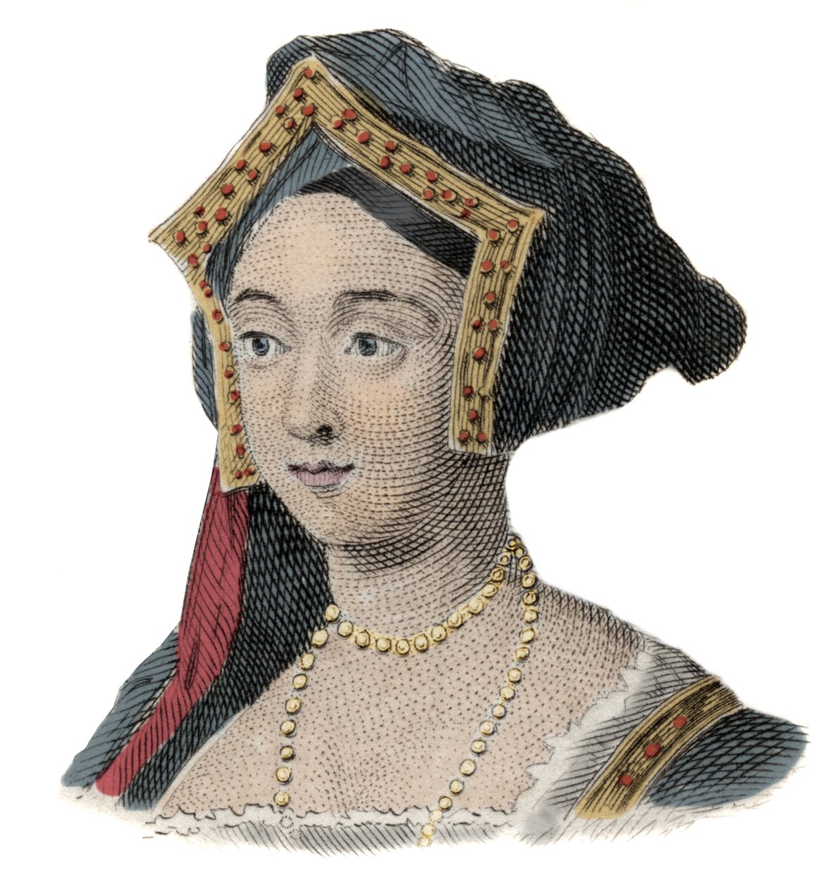 Portrait of Queen Jane Seymour wife of Henry VIII