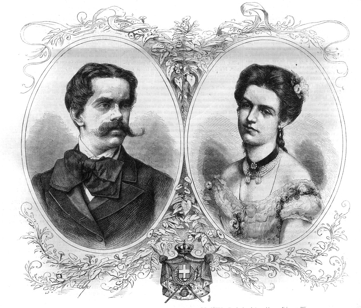 Portraits of Prince Humbert I of Italy by Unknown artist