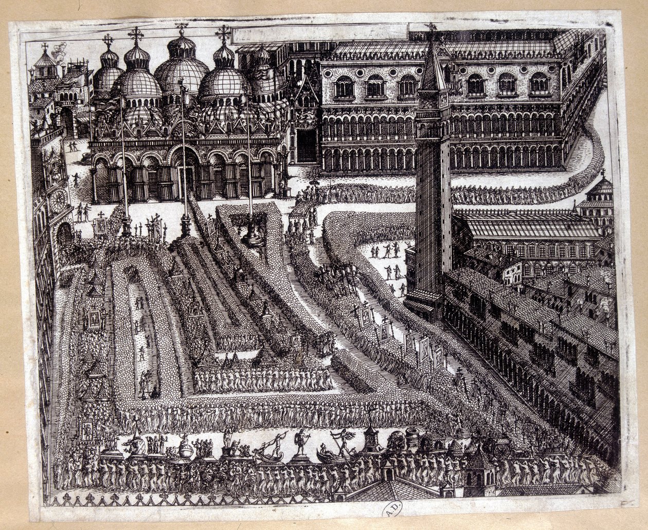 Procession in Venice in the 17th century by Unknown artist