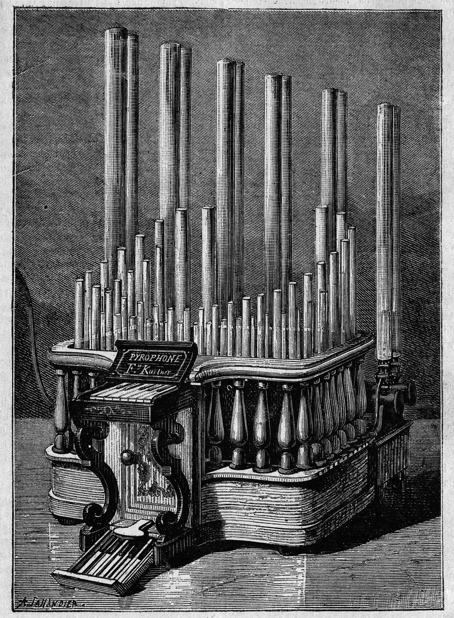 Rare or imaginary instruments: The Pyrophone or 'singing flames' by ...