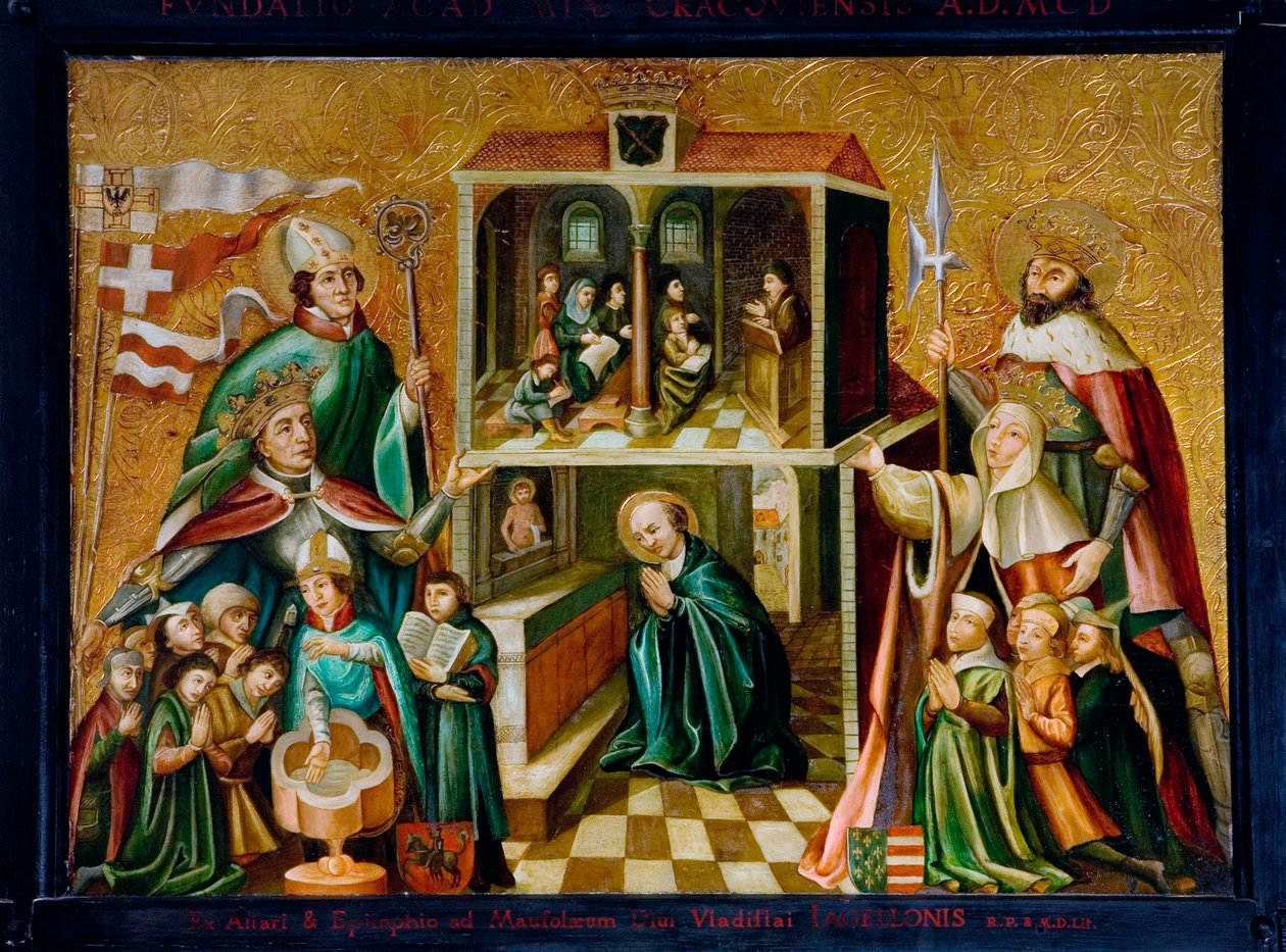 Representation of King Ladislas II Jagellon of Poland and Queen Hedwige I of Poland by Unknown artist