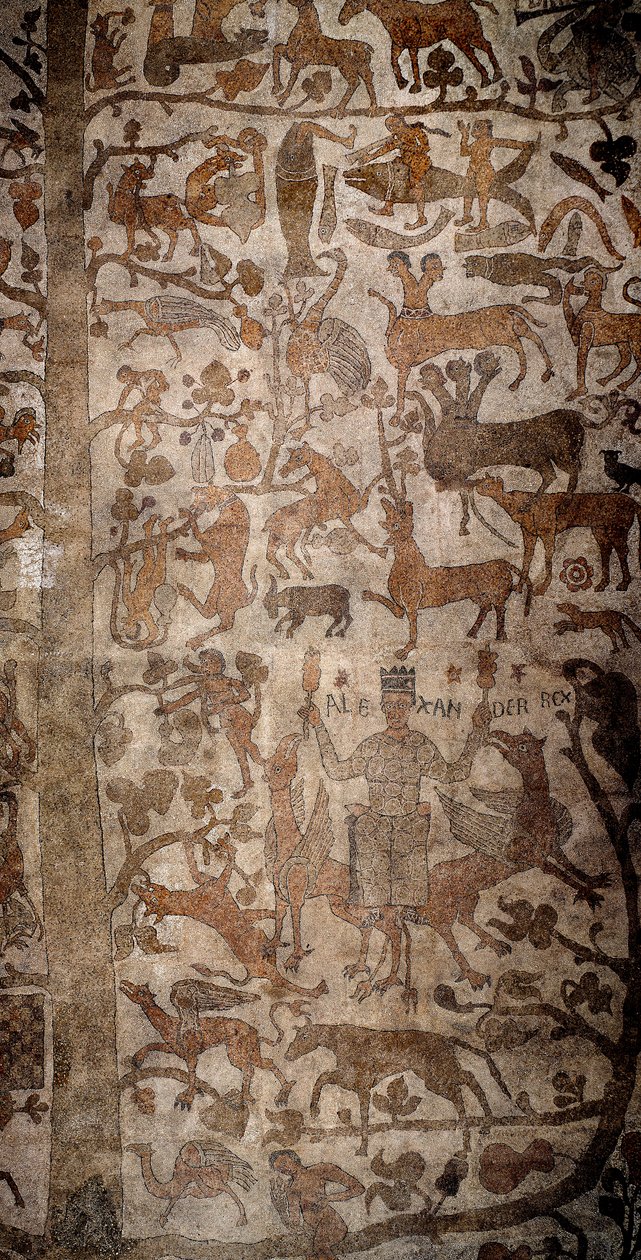 Representation of Alexander the Great, King of Macedonia and conqueror of Persia, surrounded by Indian fauna during the conquest of India by Unknown artist