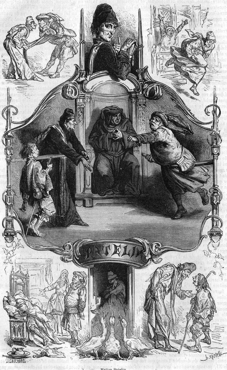 Representation of Master Patelin, famous for the 