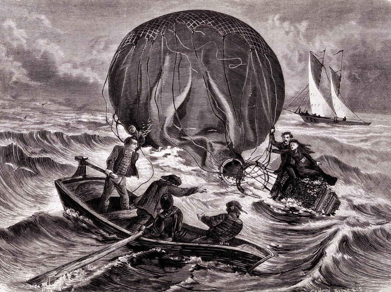 Rescue of the Habs ball, mounted by Mr. and Mrs. Durouf. Shipwrecked on the coast of England on September 1 by Unknown artist