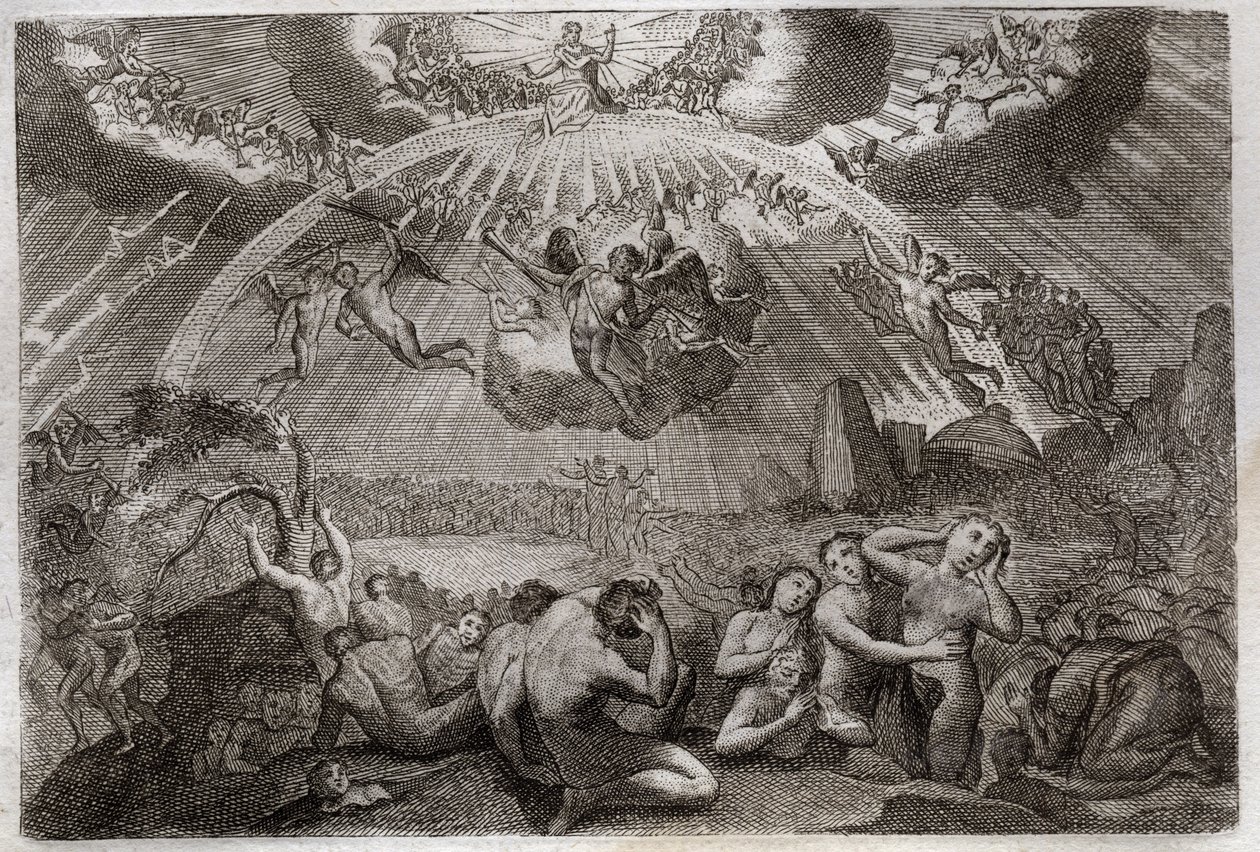 Royaumont Bible, New Testament: The Last Judgment by Unknown artist