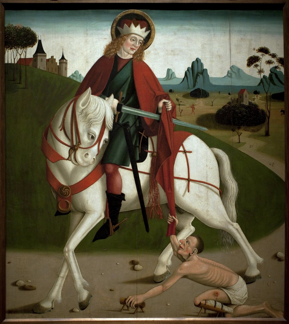 Saint Martin and the Beggar by Unknown artist