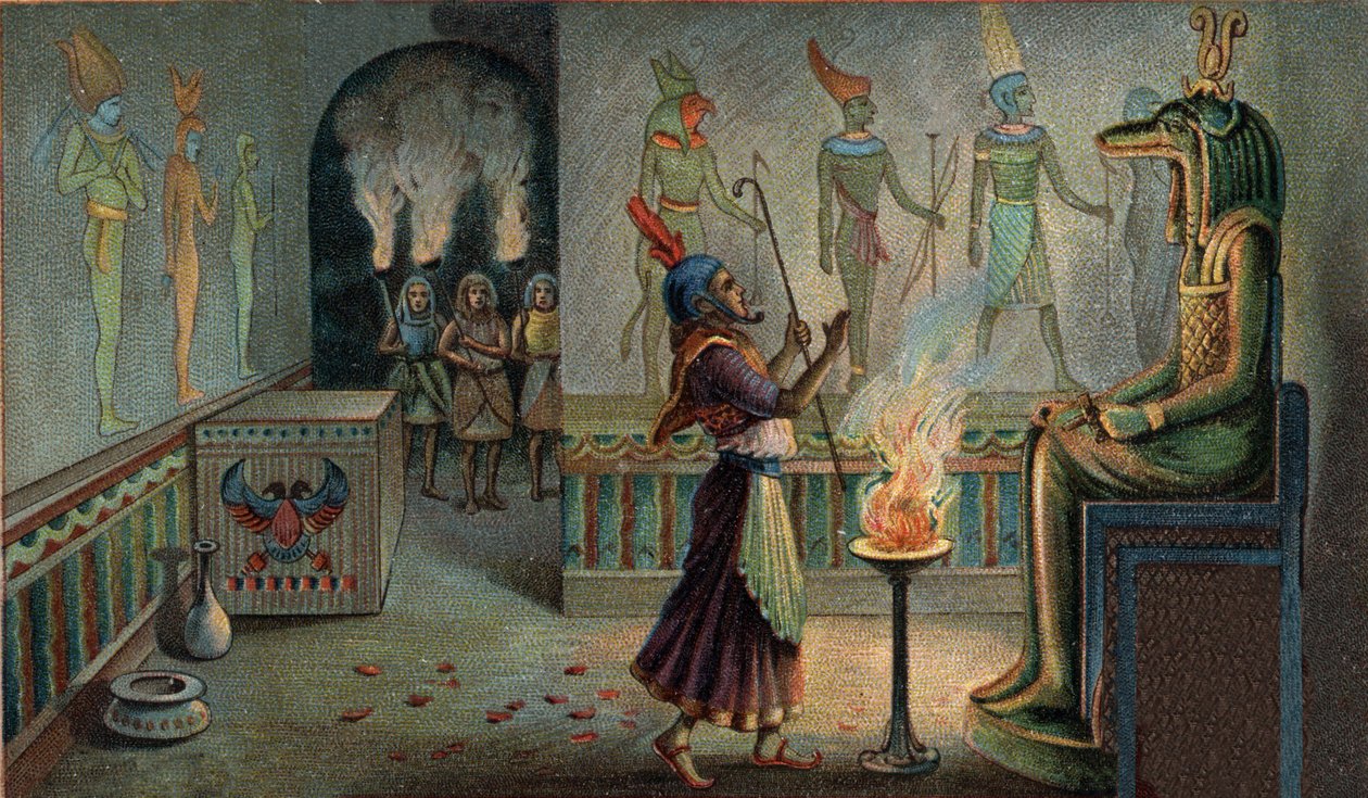 Funeral Ceremonies in Egyptian Mausoleums by Unknown artist