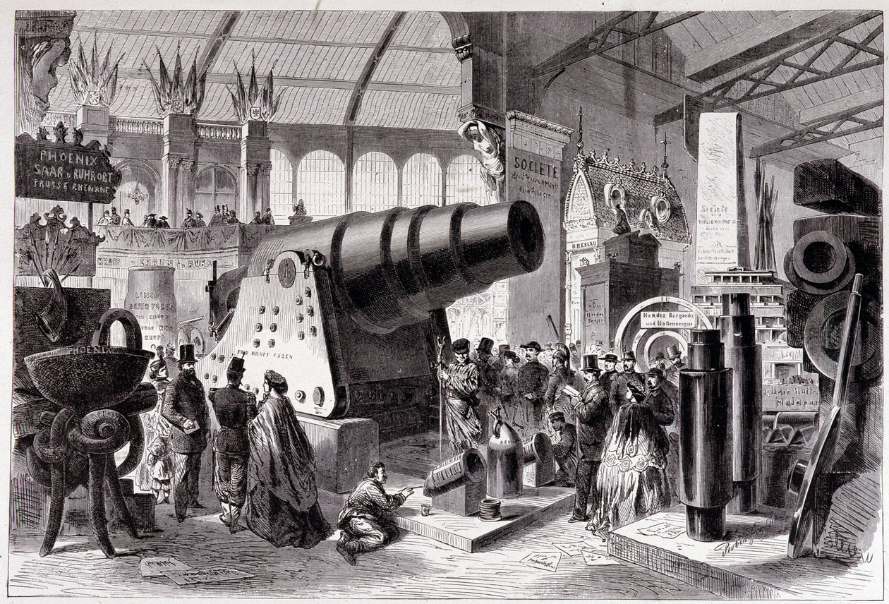Section of Prussian Metallurgy (Canon) in the Gallery of Machines by Unknown artist