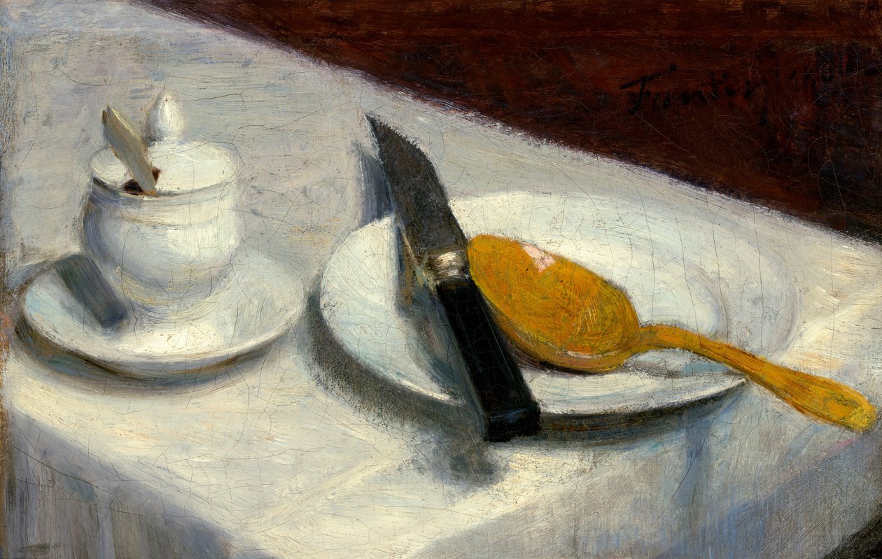 Still Life with Mustard Pot by Unknown Artist