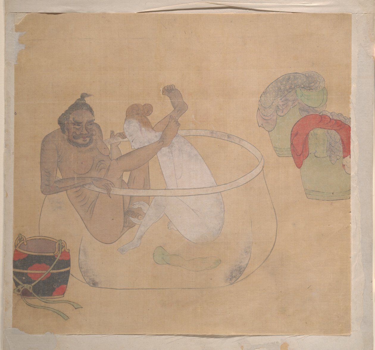 Tartar Officer with Blonde Lady by Unknown Artist