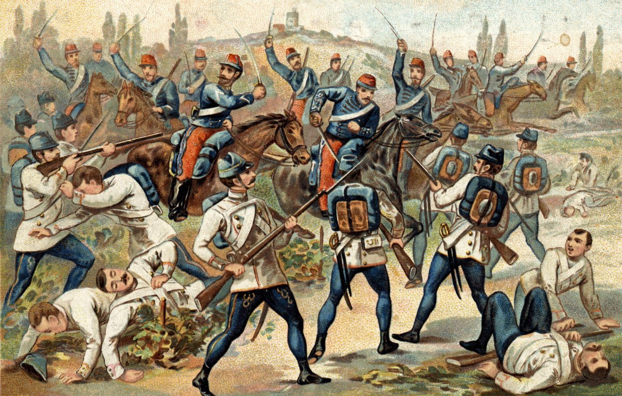 The Battle of Solferino (June 24) by Unknown artist