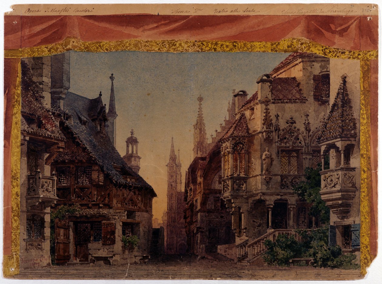 The Meistersinger von Nurnberg, WWV 96, Opera by Richard Wagner Created in 1868 by Unknown artist