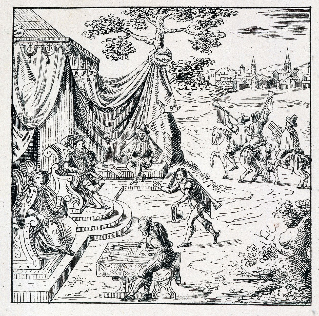 The Prince of Condé obtained from Charles IX (1550-1574) an edict by which he allowed the Calvinists to exercise their religion in the kingdom (Peace of St Germain signed 08/08/1570) - in 