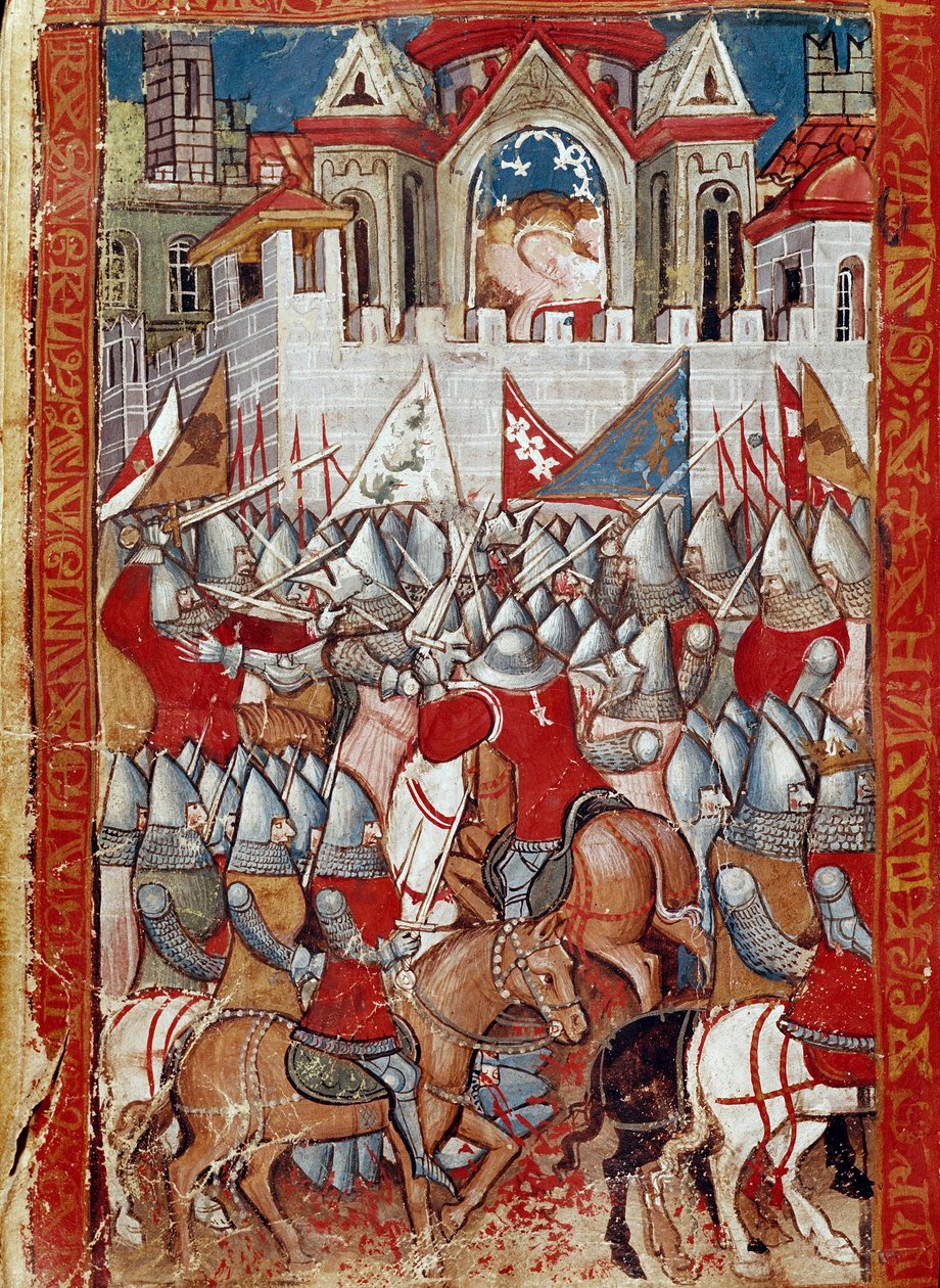 The Siege of Pamplona by Charlemagne from 