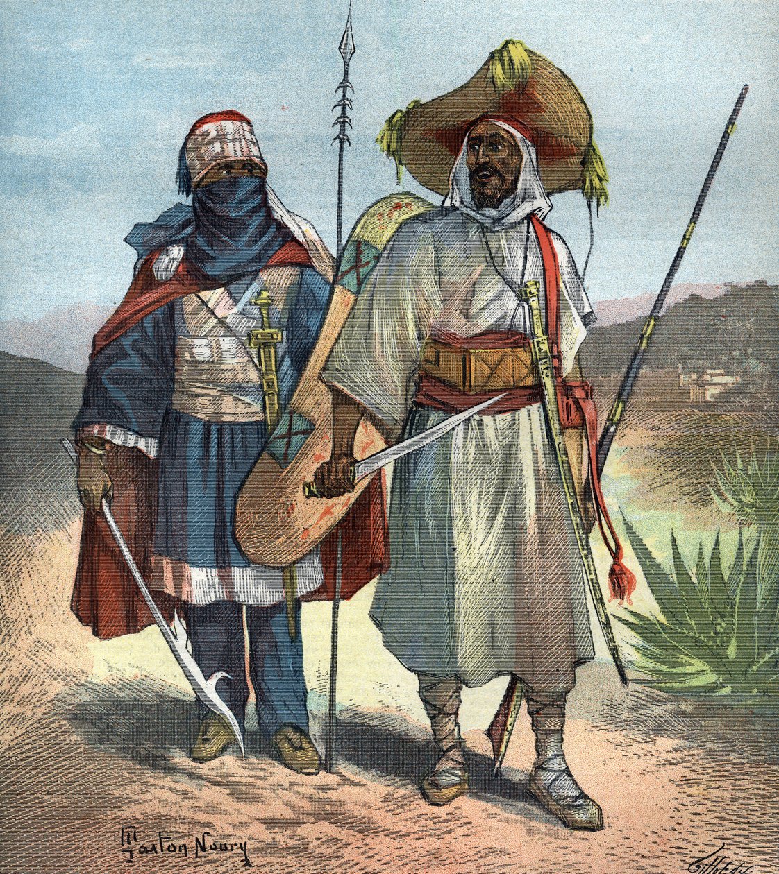 The Tuareg in 1892 by Unknown artist