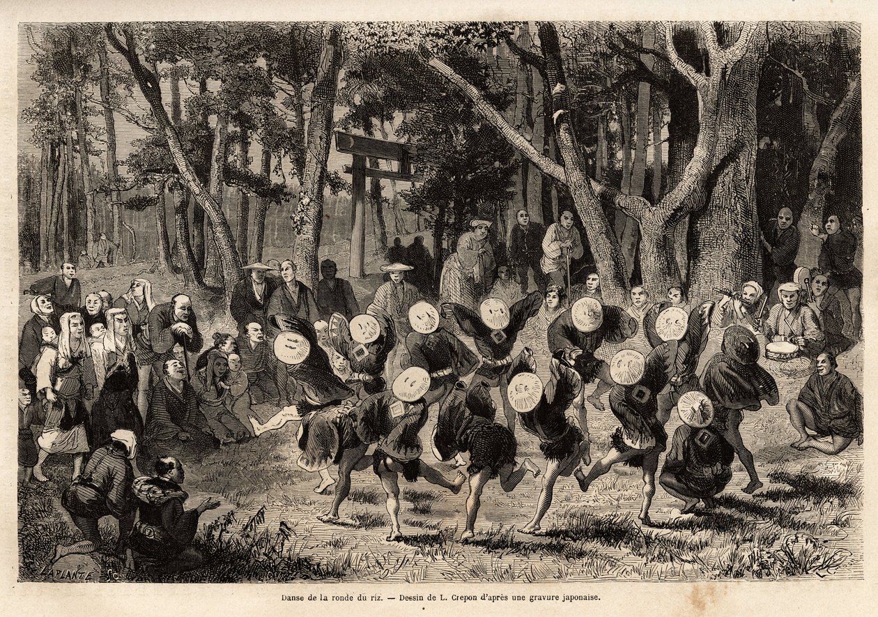 The Dance of the Rice Round in the 10th Month by Unknown artist
