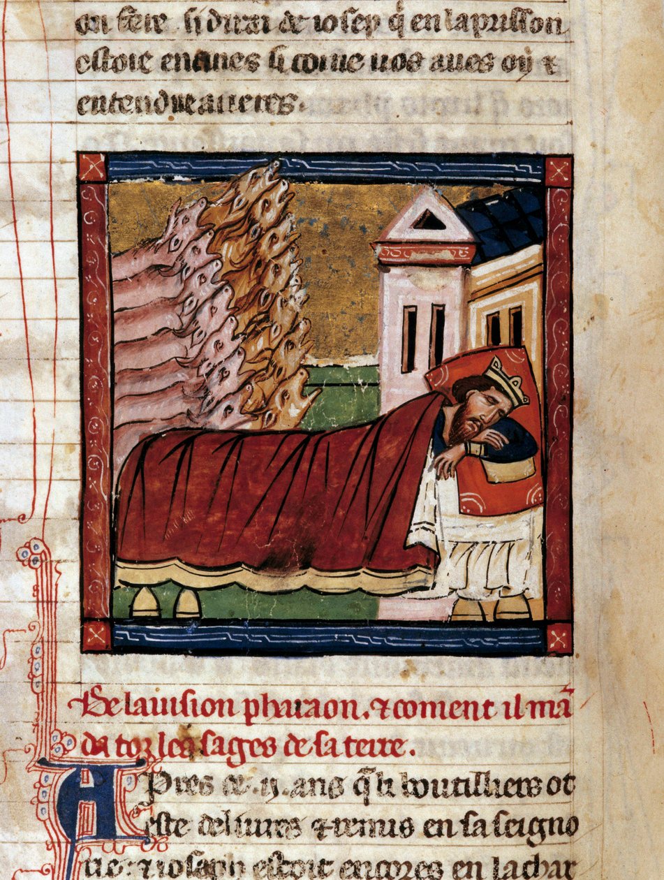 The Dream of Pharaoh King of Egypt: The Vision of the Seven Lean Cows and the Seven Fat Cows by Unknown artist