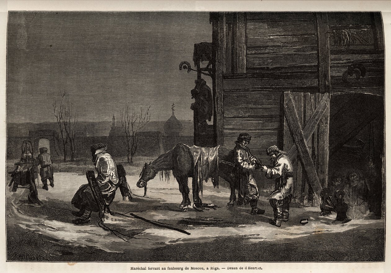 The ferrant marechal in the suburb of Moscow by Unknown artist