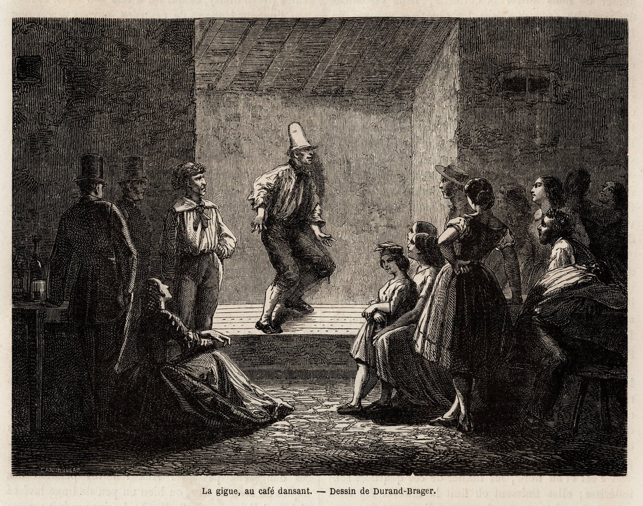 The jitter, in a dancing cafe by Unknown artist