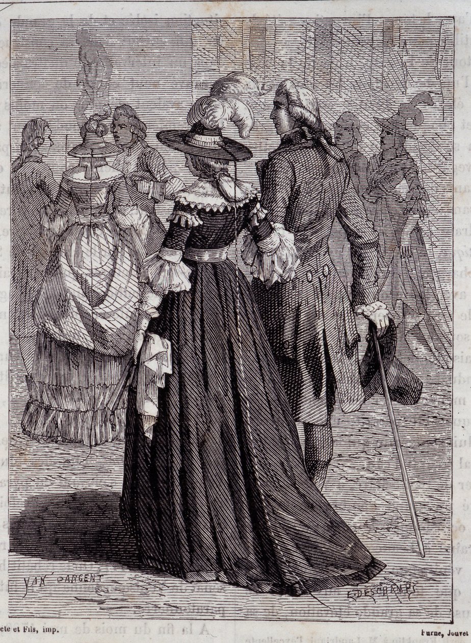 The Lightning Hat of the Ladies of Paris in 1778 - in 