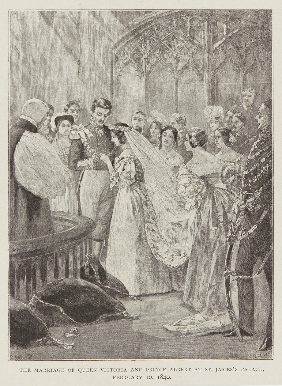 The marriage of Queen Victoria and Prince Albert by Unknown Artist