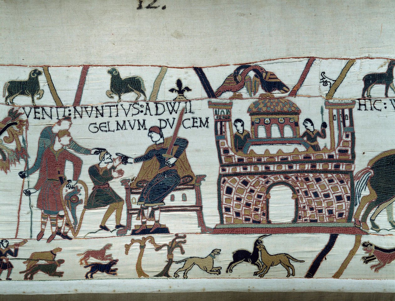 The Messengers of the King of Normandy William the Conqueror (1027-1087) Informed Him that Harold, Who Came from England on Behalf of King Edward the Confessor of England, Was Taken Prisoner by Count Guy de Ponthieu (detail) by Unknown artist