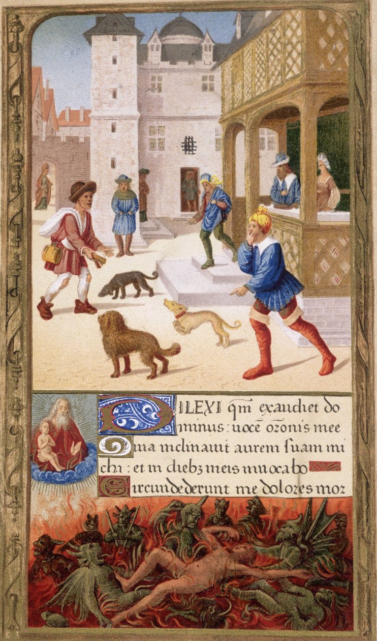 The plague, France 16th century by Unknown artist