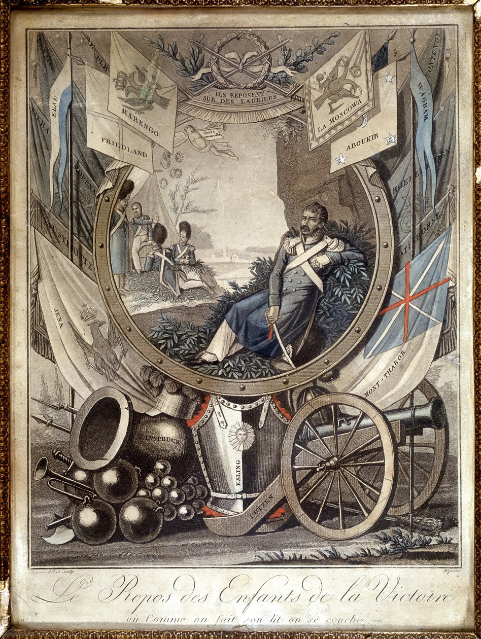 The Rest of the Children of Victory: Allegory about the Soldiers of the Napoleonic War, 19th century by Unknown artist
