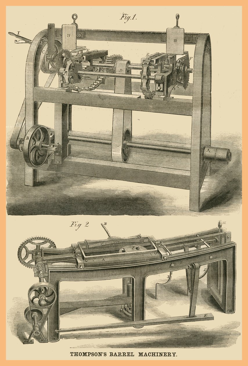 Thompsons Barrel Machinery by Unknown Artist
