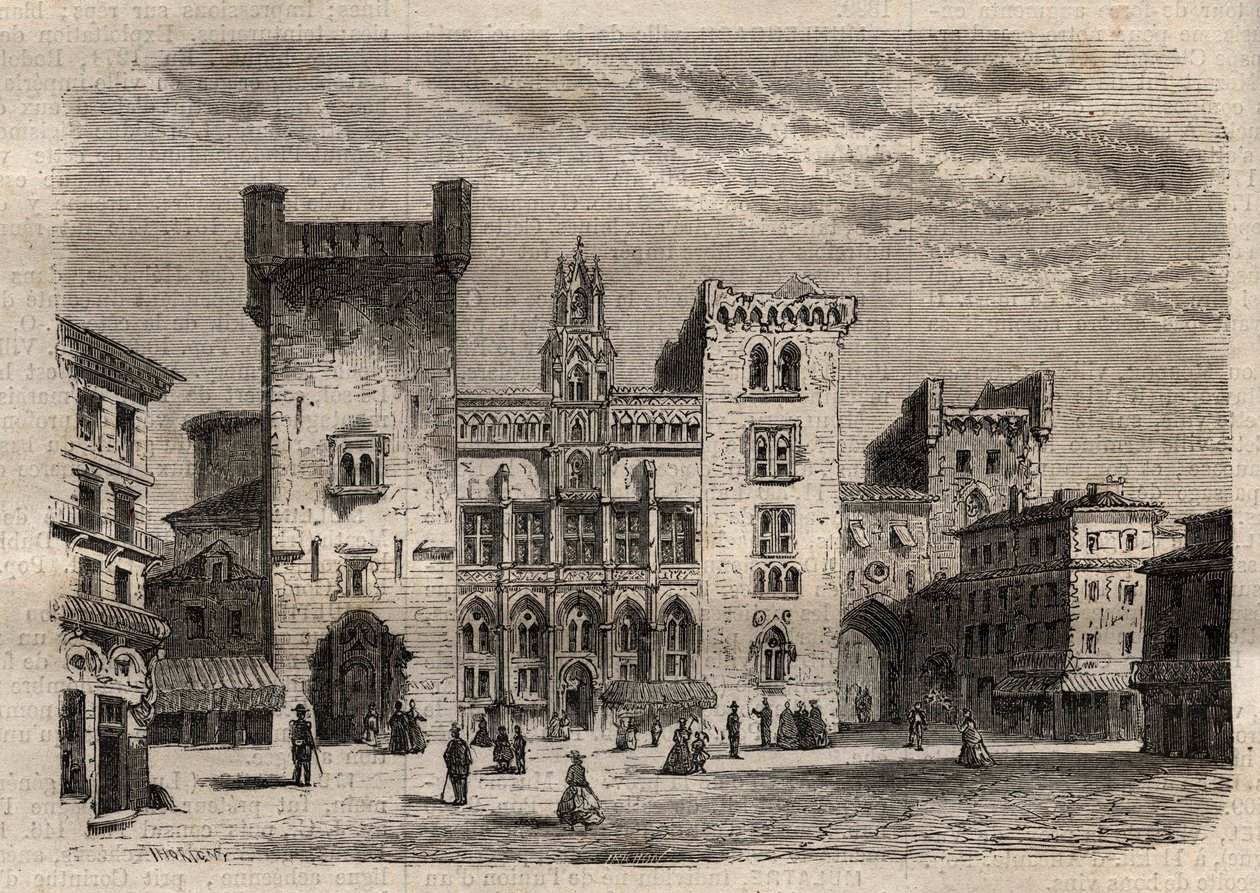 Town Hall of Narbonne by Unknown artist