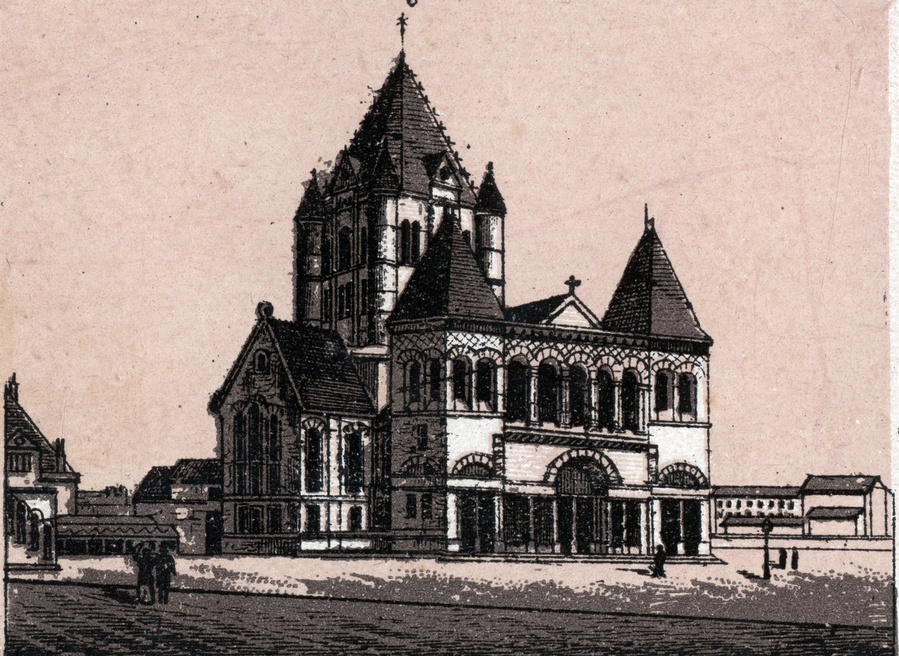 Trinity Church in New York, USA by Unknown artist