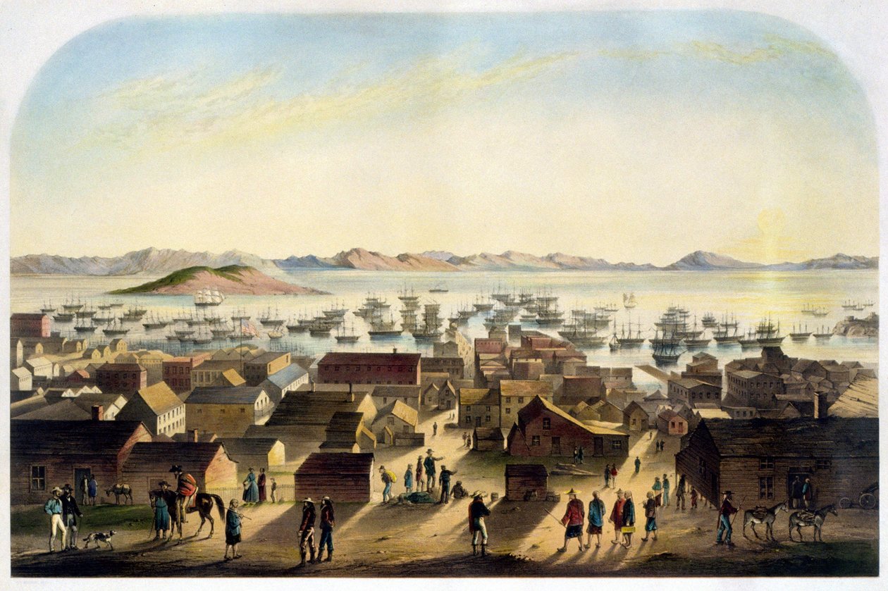 View of San Francisco. sd. ca. 1860 by Unknown artist