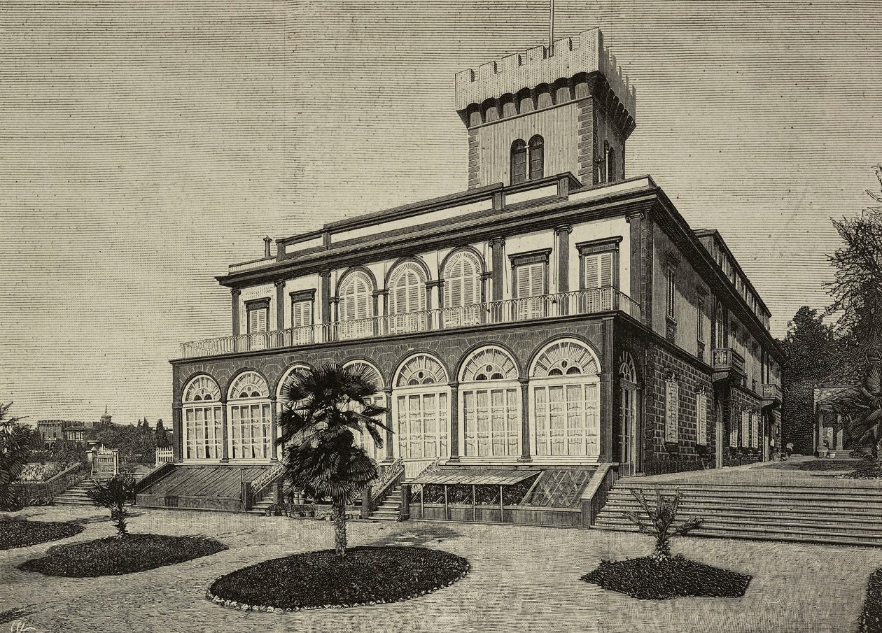 View of Villa Fabbricotti, Where Queen Victoria Stayed, Florence, Italy by Unknown Artist