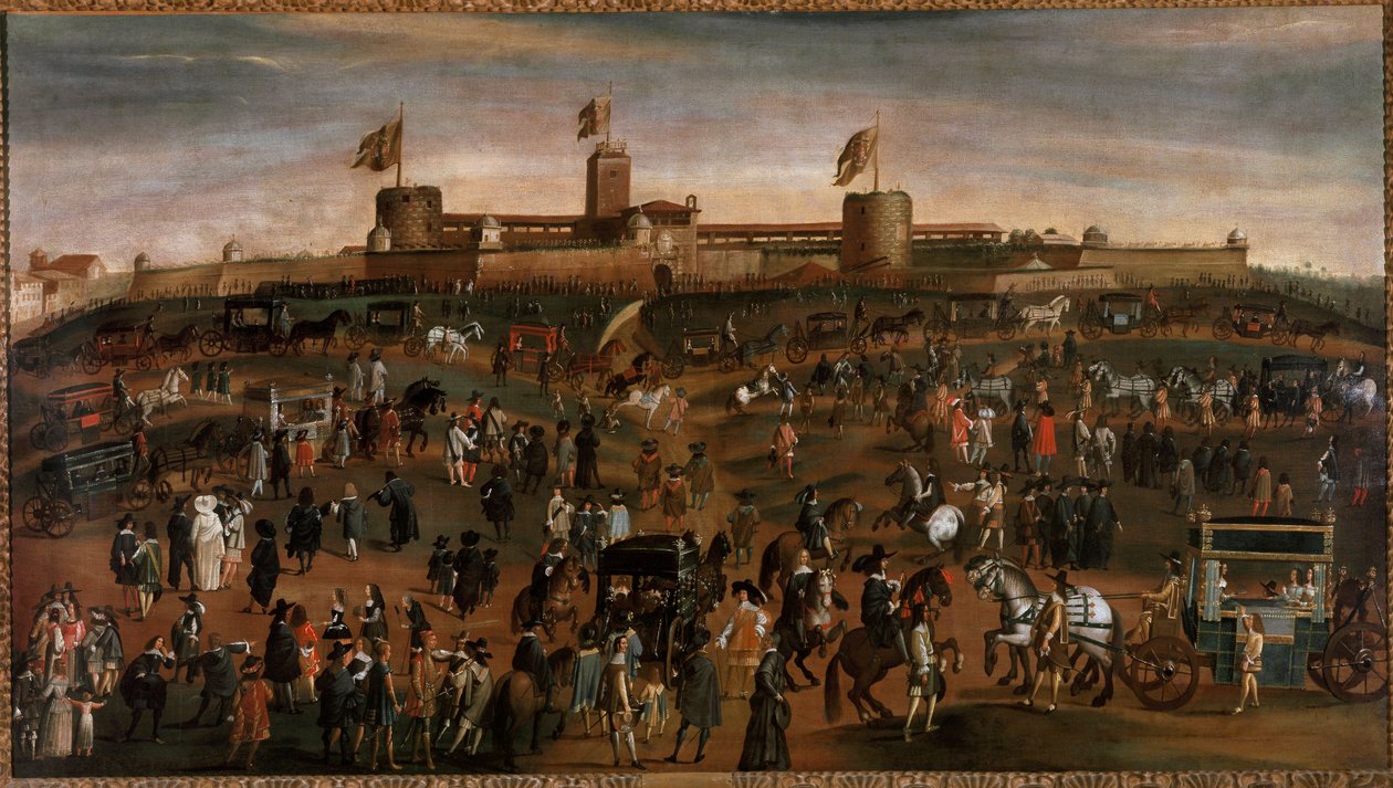 View of the City of Milan and the Sforza Castle by Unknown artist