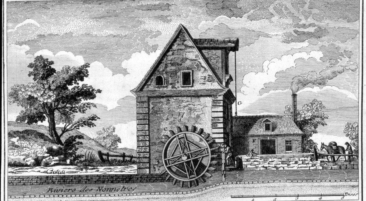 Water Mill by Unknown artist