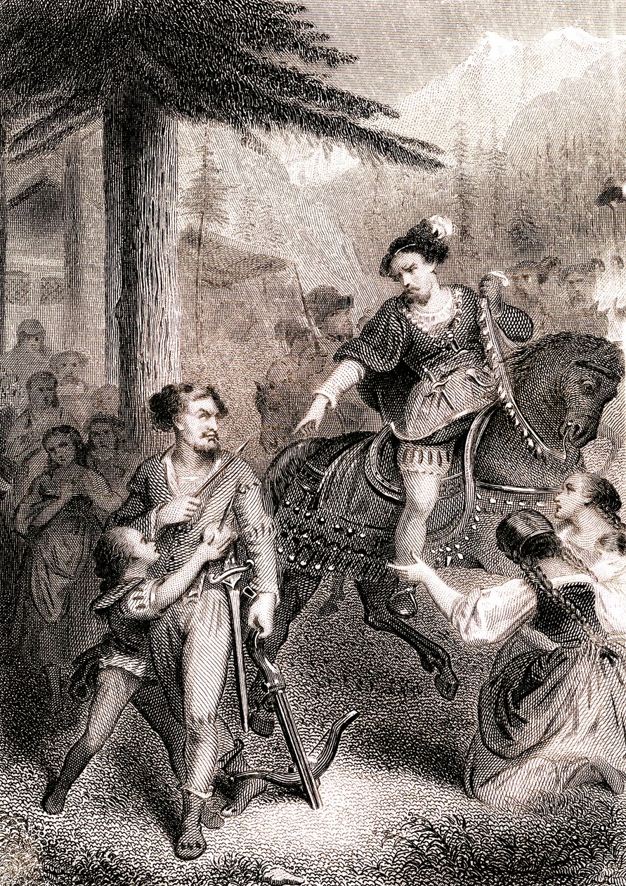 William Tell is Said to Have Shot the Bailiff Gessler in the Patriotic Swiss Legend by Unknown artist