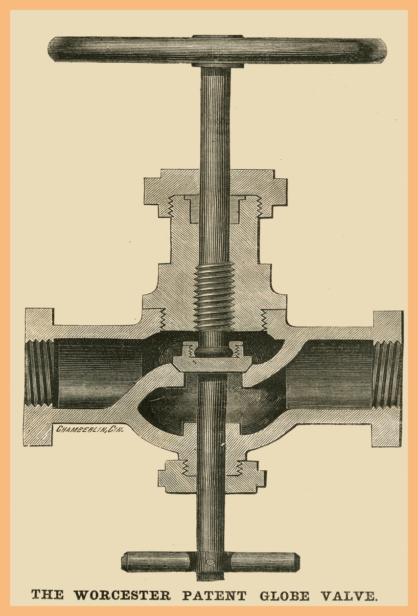 Worcestor Patent Globe Valve by Unknown Artist