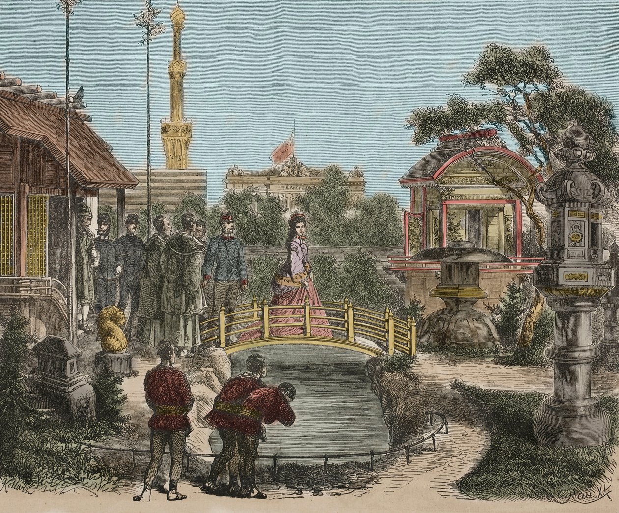 World Exhibition 1873 Vienna in Austria - Vienna Universal Exhibition - Franz Joseph I of Austria by Unknown artist