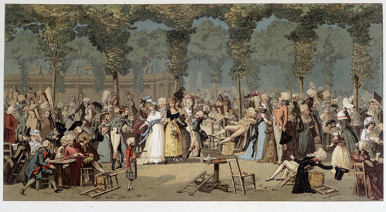 World Walk Through the Gardens of the Royal Palace, Late 18th Century by Unknown artist