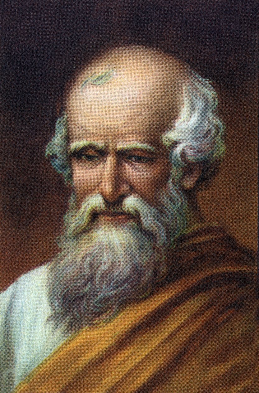 Portrait of Archimedes of Syracuse, Greek Scientist, Physicist, Mathematician and Engineer by Unknown Artist