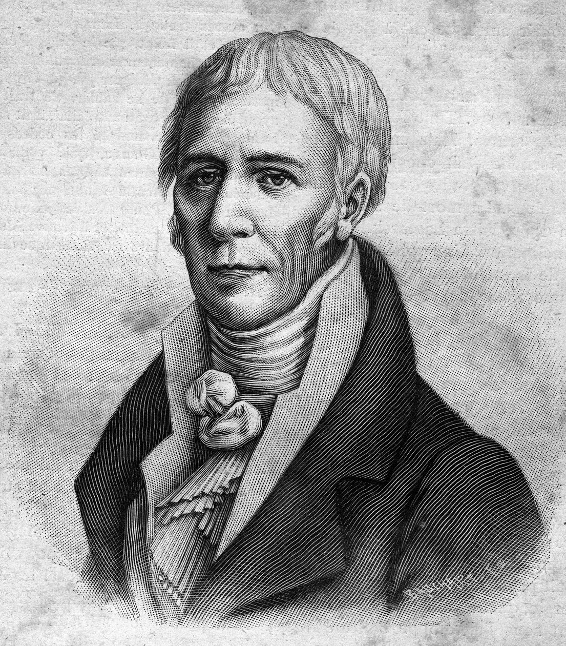 Portrait of Jean Baptiste Lamarck - in 