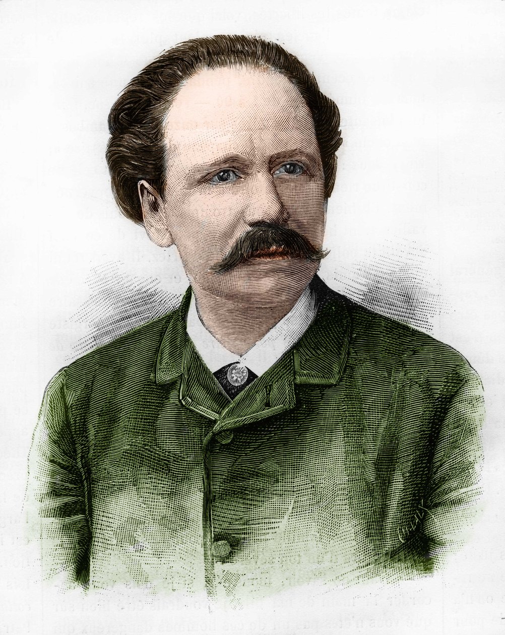 Portrait of Jules Massenet (1842-1912), French composer by Unknown artist
