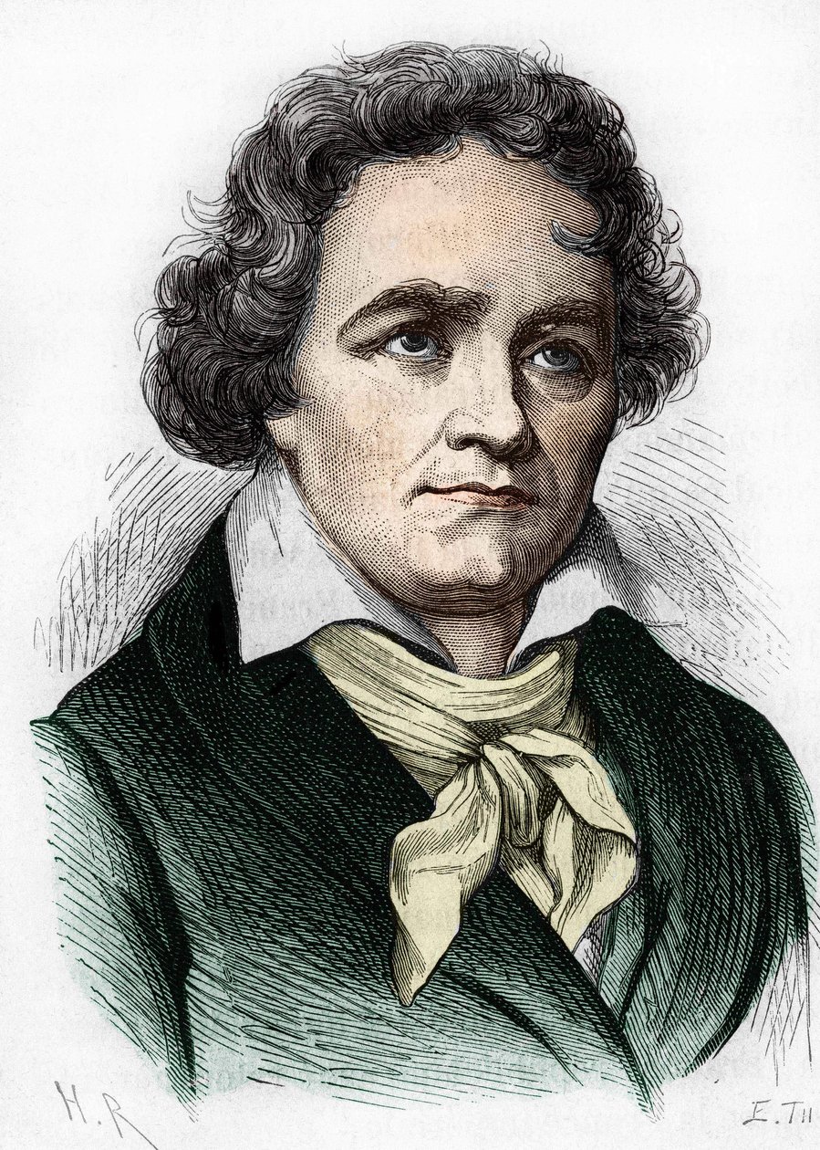 Portrait of Ludwig van Beethoven, German composer (1770-1827) by Unknown artist